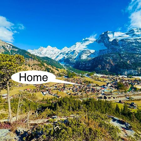 Bellevue & Classy Mountain View Apartment Кандерштег Экстерьер фото