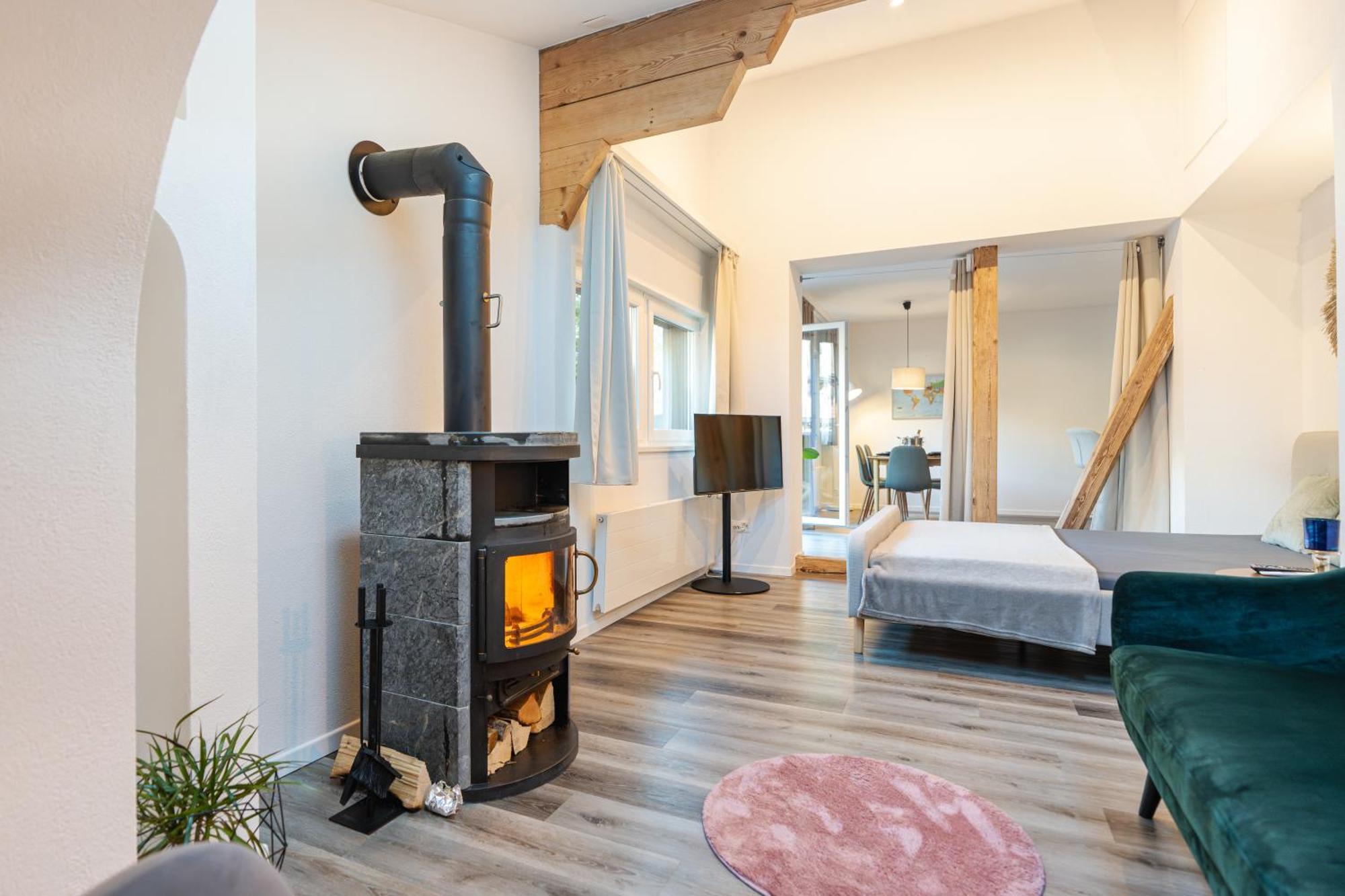Bellevue & Classy Mountain View Apartment Кандерштег Экстерьер фото