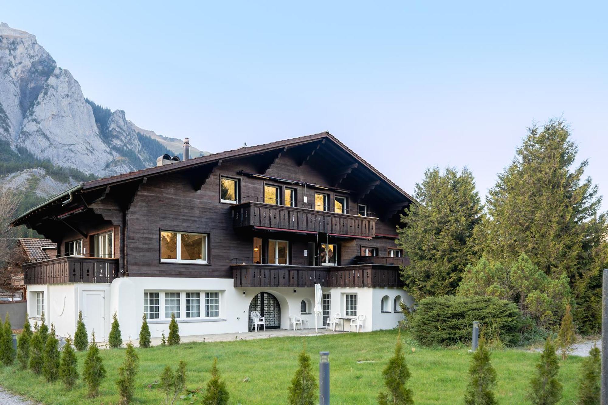 Bellevue & Classy Mountain View Apartment Кандерштег Экстерьер фото